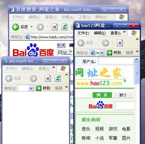 卸载ie7后,用ie6打开网页时,总会弹出空白页?